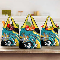 The Bahamas Blue Marlin Grocery Bag Bahamian Coat Of Arms