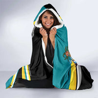 The Bahamas Blue Marlin Hooded Blanket Bahamian Coat Of Arms