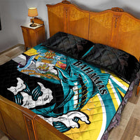 The Bahamas Blue Marlin Quilt Bed Set Bahamian Coat Of Arms