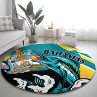 The Bahamas Blue Marlin Round Carpet Bahamian Coat Of Arms