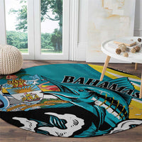 The Bahamas Blue Marlin Round Carpet Bahamian Coat Of Arms
