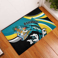 The Bahamas Blue Marlin Rubber Doormat Bahamian Coat Of Arms