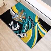 The Bahamas Blue Marlin Rubber Doormat Bahamian Coat Of Arms