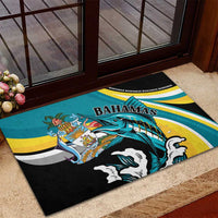 The Bahamas Blue Marlin Rubber Doormat Bahamian Coat Of Arms