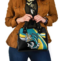 The Bahamas Blue Marlin Shoulder Handbag Bahamian Coat Of Arms