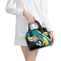 The Bahamas Blue Marlin Shoulder Handbag Bahamian Coat Of Arms