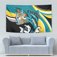 The Bahamas Blue Marlin Tapestry Bahamian Coat Of Arms
