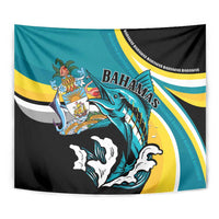 The Bahamas Blue Marlin Tapestry Bahamian Coat Of Arms