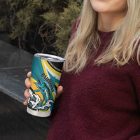 Personalised The Bahamas Blue Marlin Tumbler Cup Bahamian Coat Of Arms