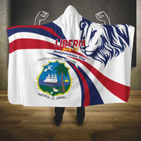 Liberia Independence Day Hooded Blanket July 26 Lion Coat of Arms