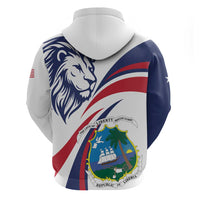 Liberia Independence Day Hoodie July 26 Lion Coat of Arms - Wonder Print Shop