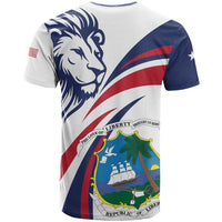 Liberia Independence Day T Shirt July 26 Lion Coat of Arms - Wonder Print Shop