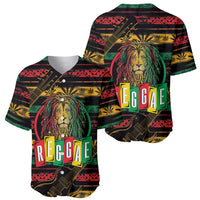 International Reggae Day Baseball Jersey Rastafarian Lion Legend of Reggae - Wonder Print Shop