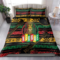 International Reggae Day Bedding Set Rastafarian Lion Legend of Reggae - Wonder Print Shop