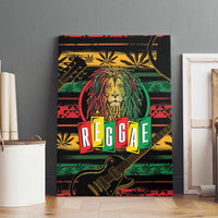International Reggae Day Canvas Wall Art Rastafarian Lion Legend of Reggae - Wonder Print Shop
