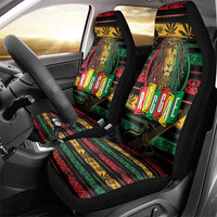International Reggae Day Car Seat Cover Rastafarian Lion Legend of Reggae - Wonder Print Shop