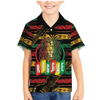 International Reggae Day Family Matching Mermaid Dress and Hawaiian Shirt Rastafarian Lion Legend of Reggae - Wonder Print Shop