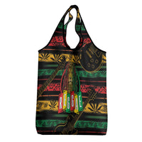 International Reggae Day Grocery Bag Rastafarian Lion Legend of Reggae