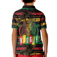 International Reggae Day Kid Polo Shirt Rastafarian Lion Legend of Reggae - Wonder Print Shop