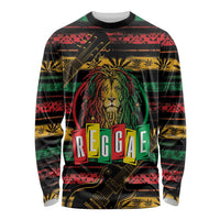 International Reggae Day Long Sleeve Shirt Rastafarian Lion Legend of Reggae - Wonder Print Shop
