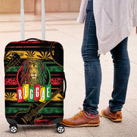 International Reggae Day Luggage Cover Rastafarian Lion Legend of Reggae - Wonder Print Shop