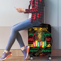 International Reggae Day Luggage Cover Rastafarian Lion Legend of Reggae - Wonder Print Shop