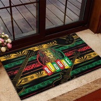 International Reggae Day Rubber Doormat Rastafarian Lion Legend of Reggae - Wonder Print Shop