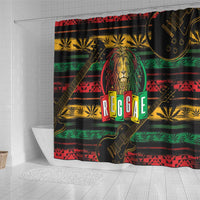 International Reggae Day Shower Curtain Rastafarian Lion Legend of Reggae