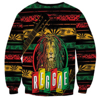 International Reggae Day Sweatshirt Rastafarian Lion Legend of Reggae - Wonder Print Shop