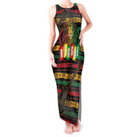 International Reggae Day Tank Maxi Dress Rastafarian Lion Legend of Reggae - Wonder Print Shop
