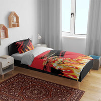 Belgium 2024 Football Bedding Set Go De Rode Duivels - Wonder Print Shop