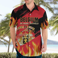Custom Belgium 2024 Football Hawaiian Shirt Go De Rode Duivels - Wonder Print Shop