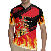 Custom Belgium 2024 Football Rugby Jersey Go De Rode Duivels - Wonder Print Shop