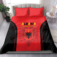 Albania 2024 Football Bedding Set Come On Kuqezinjte - Wonder Print Shop