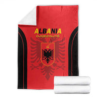 Albania 2024 Football Blanket Come On Kuqezinjte