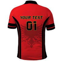 Custom Albania 2024 Football Polo Shirt Come On Kuqezinjte - Wonder Print Shop