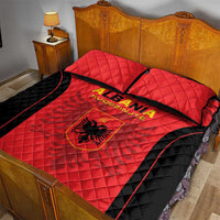 Albania 2024 Football Quilt Bed Set Come On Kuqezinjte - Wonder Print Shop