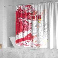Poland 2024 Football Shower Curtain Orly Go Champions