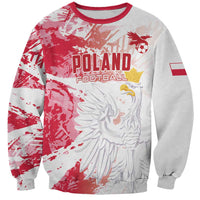 Custom Poland 2024 Football Sweatshirt Orly Go Champions - Wonder Print Shop