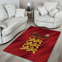 Football Cayman Islands Area Rug The Turtles Come On - Wonder Print Shop