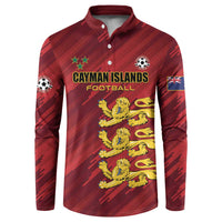Custom Football Cayman Islands Button Sweatshirt The Turtles Come On - Wonder Print Shop