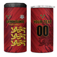 Custom Football Cayman Islands 4 in 1 Can Cooler Tumbler The Turtles Come On - Wonder Print Shop
