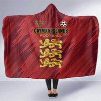Football Cayman Islands Hooded Blanket The Turtles Come On - Wonder Print Shop