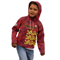Custom Football Cayman Islands Kid Hoodie The Turtles Come On - Wonder Print Shop