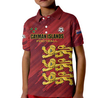 Custom Football Cayman Islands Kid Polo Shirt The Turtles Come On - Wonder Print Shop