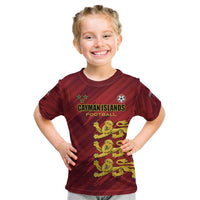 Custom Football Cayman Islands Kid T Shirt The Turtles Come On - Wonder Print Shop