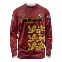 Custom Football Cayman Islands Long Sleeve Shirt The Turtles Come On - Wonder Print Shop