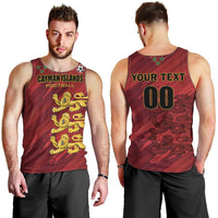 Custom Football Cayman Islands Men Tank Top The Turtles Come On - Wonder Print Shop
