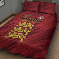 Football Cayman Islands Quilt Bed Set The Turtles Come On - Wonder Print Shop