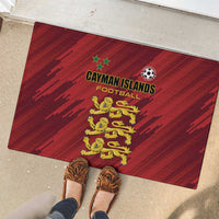 Football Cayman Islands Rubber Doormat The Turtles Come On - Wonder Print Shop